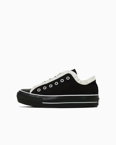 Кеды All Star PLTS Frill Slip OX Slip-On Converse, цвет Black/White