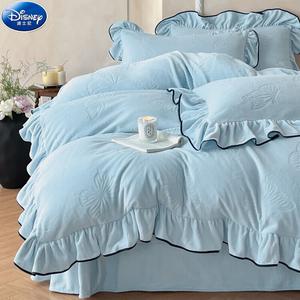 Disney Комплект постельного белья 1,5-спальный, 4 предмета, простыня, пододеяльник 200x230 см