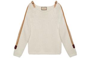 Свитер мужской Off White Gucci, кремовый