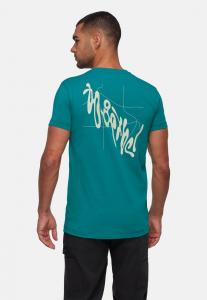 Футболка Mammut MASSONE TOGETHER, Deep Teal/Green