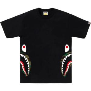 Bape 1st Camo Side Shark футболка A BATHING APE, черный
