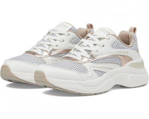 Кроссовки SKECHERS Hazel - Metallic Soiree, цвет White/Gold
