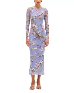 Платье из тюля Delicata с вышивкой Patbo, фиолетовый