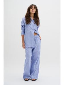 My Essential Wardrobe Повседневные брюки SkyeMW Casual fit в полоску цвета «делфтский синий»