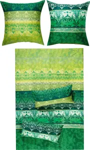 Постельное белье зеленое 1x 135x200 см + 1x 80x80 см Erwin Müller