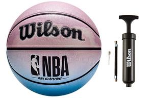 Wilson Баскетбольный мяч NBA China PU розовый синий размер 7 тренировочный unisex