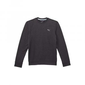 Детская толстовка PUMA, черная, с эластичным круглым вырезом и длинными рукавами, для гольфа, RED520