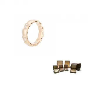 BVLGARI Кольцо из каратного золота унисекс розового золота