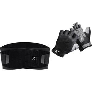 Спортивный корсет для спины из полиамида, эластана и полиэстера для взрослых 361°, [sports suit]sports waist protector+slip-resistant cushioning glove-weight 140-180 catties