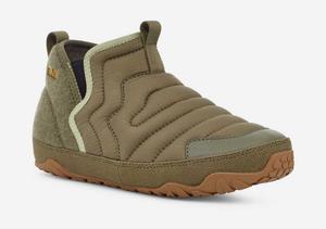 Женские походные ботинки Teva ReEmber Terrain Mid цвета обожженной оливы, зеленый