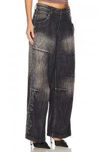 Джинсы diamante western colossus Jaded London, цвет dark wash