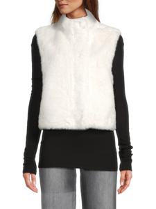 Жилет из искусственного меха BELLE FARE, белый