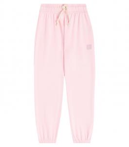Спортивные брюки из хлопка для лица Acne Studios Kids, розовый
