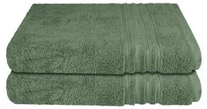 Банное полотенце Schiesser Milano im 2er Set, темно-зеленый