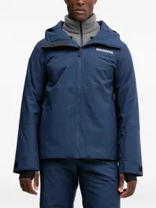 Лыжная куртка Rochrun на молнии с капюшоном Rossignol, синий