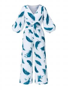 WENOR Домашняя одежда 'FLOWSET' в цвете Petrol