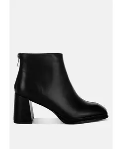 Ботинки Armada с квадратным носком из натуральной кожи Rag & Co, черный