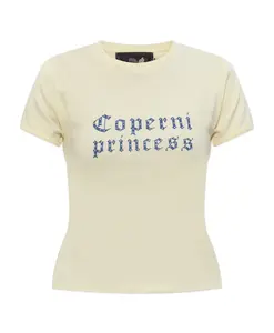 Футболка с изображением принцессы Коперни Coperni, желтый