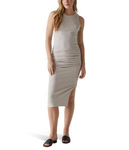 Платье Michael Stars Wren Ruched Midi, CementSee Less