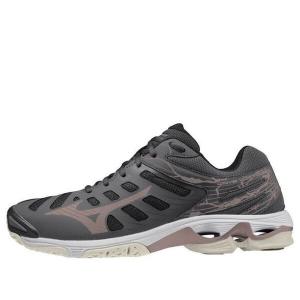 Кроссовки wave voltage 'grey pink' Mizuno, серый