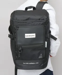 Рюкзак KANGOL, коробчатой формы, большой вместимости, идеально подходит для поездок на работу или в школу.