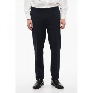 CC COLLECTION Брюки из жаккардовой хлопковой смеси с 4 карманами Corneliani, Blue