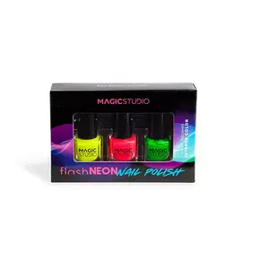Набор эмали Neon 3 Nail Polishes Magic Studio, 1 UD