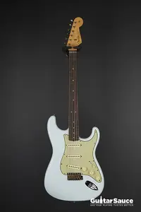 Fender Custom Shop 64 L-Series Stratocaster Journeyman Relic Faded Namm Лимитированная серия, изготовленная на заказ 2024 - Соник Блю (Код 1884NG)