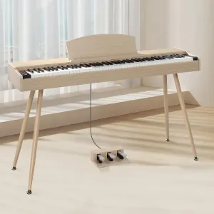Цифровое пианино с 88 клавишами Full Weighted Action, клавиатуры, педали, наушники, для начинающих Unbranded