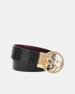 Женский реверсивный пояс Guess, черный