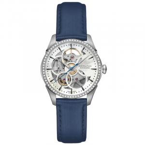 Jazzmaster Viewmatic Skeleton Lady Auto H42405991 Hamilton, белый Mother-of-Pearl Color