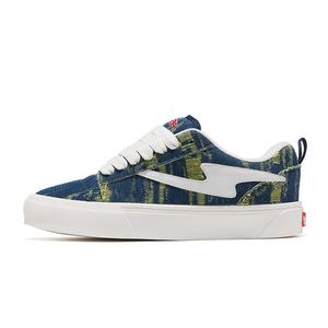 TINMUU Кроссовки Puffy Shoes, увеличивающие рост, низкие, для скейтбординга, унисекс, индиго, желтый