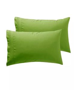Комплект ультрамягких гипоаллергенных наволочек — 2 шт Nestl, зеленый