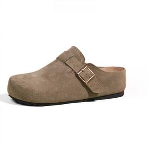 Антискользящие тапочки с закрытым носком для женщин, устойчивые к запахам Mr.shang, темный хаки