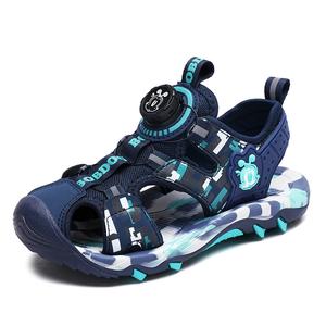 Противоскользящие износостойкие детские сандалии для детей BOBDOG, синий/темно-синий