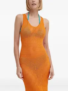 Пляжное платье макси Desigual, оранжевый