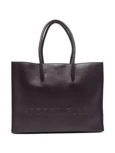 Большая сумка-тоут Myrtha с тисненым логотипом Coccinelle, фиолетовый