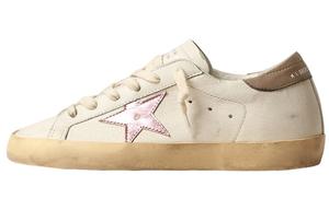 Golden Goose Super-Star White Antique Pink Metallic Women's