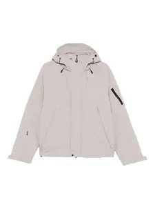 Куртка с капюшоном на молнии Jg1, серый