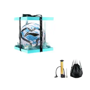 LINING Размер 5 футбольный мяч TPU бесшовный термосклеивание Unisex белый черный синий