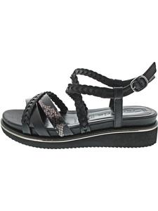 Tamaris Черные сандалии