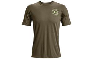 Футболка мужская зеленая Under Armour, зеленый