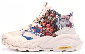 Кроссовки мужские массивные высокие светло-телесного цвета Idx