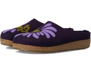 Женские сабо Haflinger Blooming, Eggplant