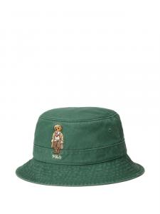 Polo Ralph Lauren панама с вышитым логотипом, зеленый