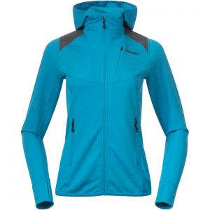 Женская куртка с капюшоном Rabot Active Mid Mid Bergans, бирюзовый