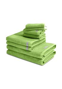 Набор махровых полотенец Ross Selection, 8 штук, зеленый