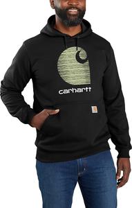 Худи Carhartt Rain Defender C Logo Hoodie, черный