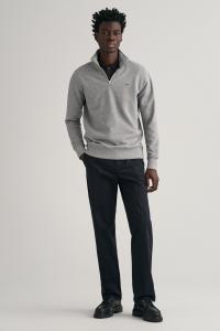 Толстовка Gant Shield с короткой молнией GANT, серый