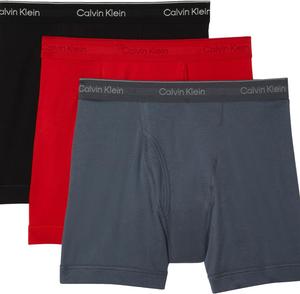 Комплект из 3 мужских боксеров Calvin Klein Cotton Classics, Turbulence, Adrenaline Rush, Black